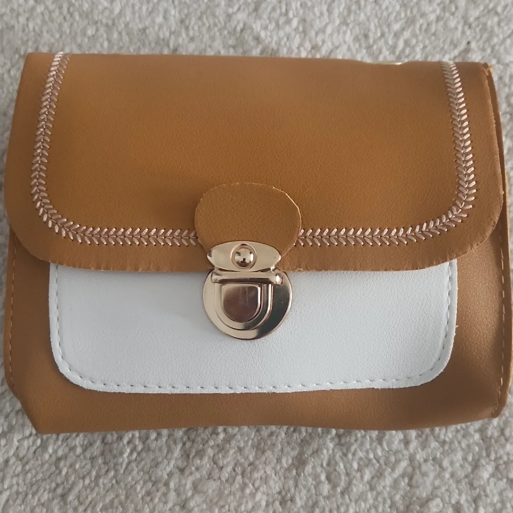 Small fashion bag mini crossbody mustard color - Picture 7 of 17